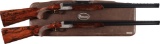 Pair of Narcisi Engraved Perazzi 28 Ga. SCO Over/Under Shotguns
