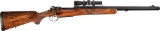 Frank Wells Custom Bolt Action Rifle in .585 Wells with Scope