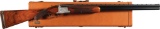 Belgian Browning Grade IV Superposed Shotgun with Case