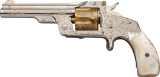 Nimschke Engraved S&W 1st Model .38 Single Action Baby Russian