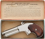 Non-Engraved E. Remington & Sons Rider Magazine Pistol