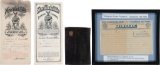 Pat Garrett's Wallet, Telegram to His Wife, & Insurance Policy