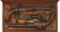 Cased Pair of Engraved Percussion Dueling/Target Pistols