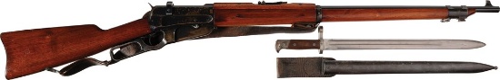 WWI Russian Contract Winchester Model 1895 Musket with Bayonet
