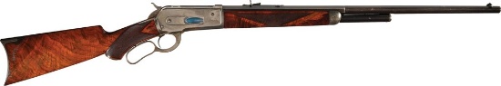 Antique Winchester Deluxe Model 1886 Lever Action .45-70 Rifle