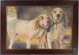 Framed Painting Based on Henry R. Poore's 