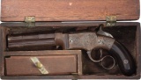 Engraved Smith & Wesson Volcanic No. 1 Lever Action Pistol