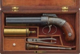 Cased Allen & Thurber Worcester Percussion Pepperbox