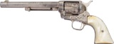 Engraved Colt Black Powder Single Action Army Revolver