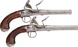 Pair of Silver Mounted E. North 