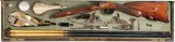 Cased Jalabert-Lamotte Percussion Double Barrel Shotgun