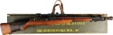 Italian Breda M1D Garand Sniper Rifle with M84 Scope and Crate