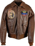 World War II B-24 The Bull Snooker A-2 Flight Jacket