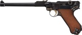 WWI German DWM Model 1914 Artillery Luger Pistol Dated 1916