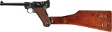 DWM Commercial Navy Luger Semi-Automatic Pistol Rig