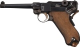 DWM Model 1906 Swiss Commercial Luger Semi-Automatic Pistol