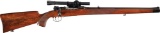 Engraved Roy Vail Signed Model 98 Sporting Rifle with Scope