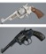Two Smith & Wesson Hand Ejector Double Action Revolvers