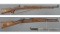 Two Swedish Carl Gustaf Bolt Action Rifles