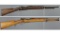 Two Spanish Military Bolt Action Rifle