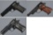 Three Spanish Semi-Automatic Pistols