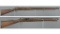Two German Model 71/84 Bolt Action Rifles
