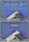 Two Smith & Wesson Semi-Automatic Pistols with Cases