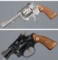 Two Smith & Wesson Double Action Revolvers