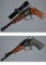 Two Thompson Center Arms Contender Single Shot Pistols