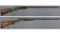 Two Belgian Double Barrel Shotguns