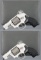 Two Smith & Wesson AirLite Ti Double Action Revolvers with Cases