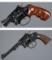 Two Smith & Wesson Double Action Revolvers