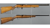 Two Beretta Olimpia Semi-Automatic Training Rifles