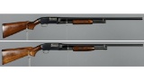 Two Winchester Model 12 Slide Action Shotguns