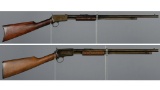 Two Winchester Slide Action Rifles