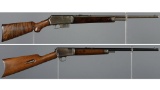 Two Winchester Self-Loading Rifles