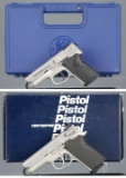 Two Smith & Wesson Semi-Automatic Pistols with Boxes
