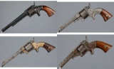 Four Antique Cartridge Revolvers