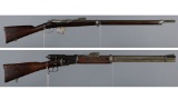 Two Antique European Military Bolt Action Rifles