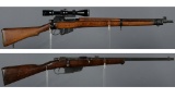 Two Bolt Action Rifles