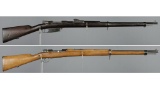 Two Military Bolt Action Rifle