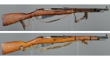 Two Mosin-Nagant Bolt Pattern Action Carbines