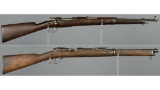 Two Military Pattern Bolt Action Rifles