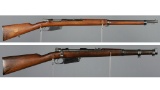 Two Argentine Military Contract Model 1891 Bolt Action Long Guns