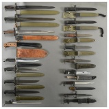 Group of Seventeen Edged Weapons