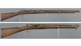 Two German Model 71/84 Bolt Action Rifles