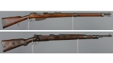 Two German Military Pattern Bolt Action Rifles