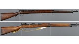 Two Japanese Military Bolt Action Rifles