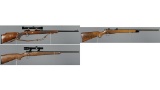 Three Bolt Action Sporting Rifles