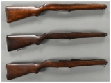 Group of Three M1 Garand Stocks